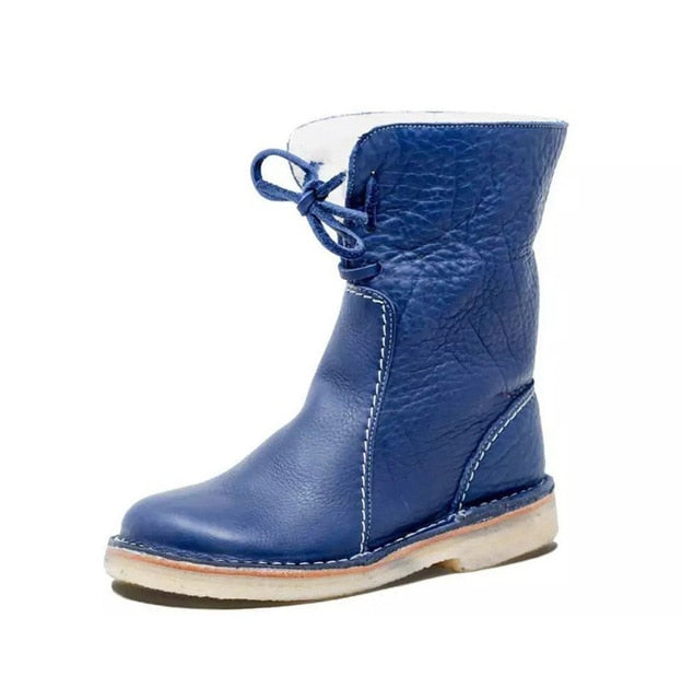 Bequeme Damen-Winterstiefel mit Wollfutter – Für warme & entspannte Füße