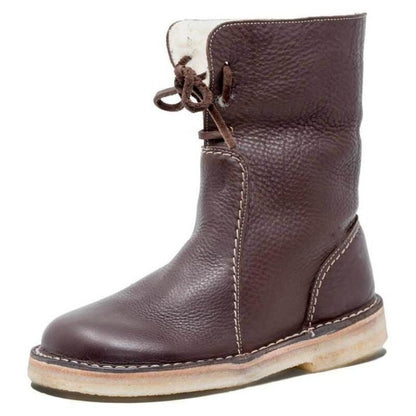 Bequeme Damen-Winterstiefel mit Wollfutter – Für warme & entspannte Füße