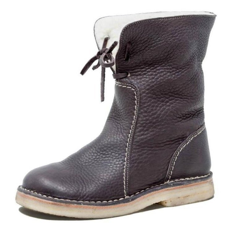 Bequeme Damen-Winterstiefel mit Wollfutter – Für warme & entspannte Füße