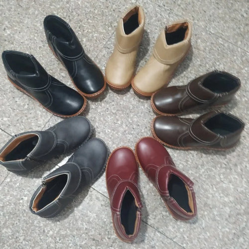Damen Bunionfreundliche Winterschuhe Knöchelhoch Wasserdicht