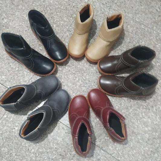 Damen Bunionfreundliche Winterschuhe Knöchelhoch Wasserdicht