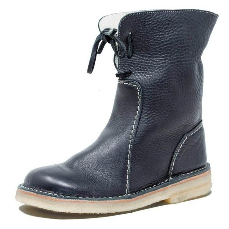 Bequeme Damen-Winterstiefel mit Wollfutter – Für warme & entspannte Füße