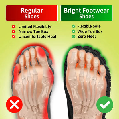 Barfuß-Sneaker mit Zehenfreiheit – Wolkenkomfort für Hallux-Füße