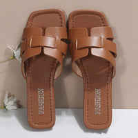 Brown flat sole