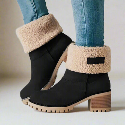 Women's Winter Boots with Fur for Warm Toes - ComfyFootgear